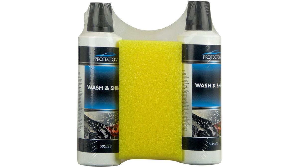 Protecton+Wash+%26+shine+set+2x+500ml+avec+%C3%A9ponge